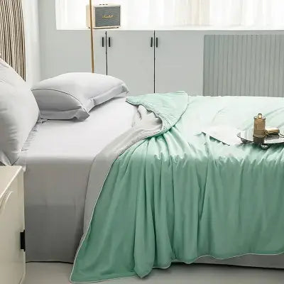 Couverture Lestée - HighQualityCoolingBlankets™ - Vert eau
