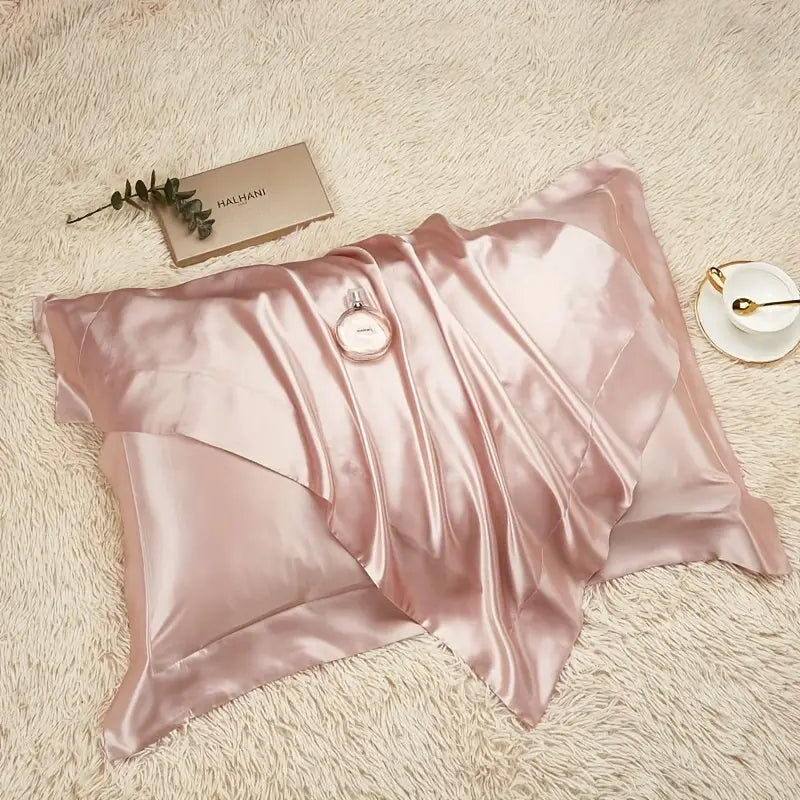 Taie d'Oreiller en Soie - PureSilkDream™ - Rose Doré