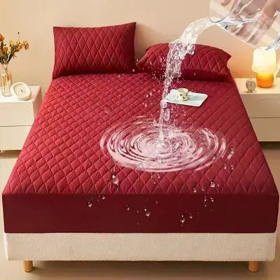 Housse de Protection Matelas - WaterproofMattressProtectorCover™ - Rouge