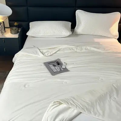 Couverture Lestée - HighQualityCoolingBlankets™ - Blanc