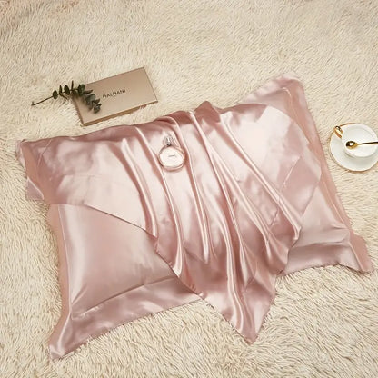 Taie d'Oreiller en Soie - PureSilkDream™ - Rose Doré