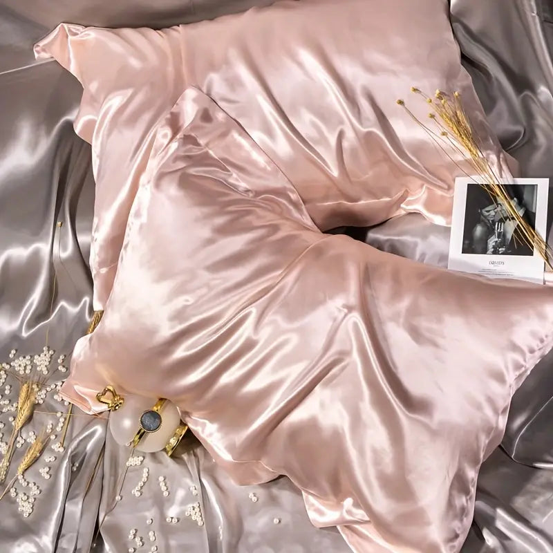 Taie d'Oreiller en Soie - PureSilkDream™ - Rose Doré