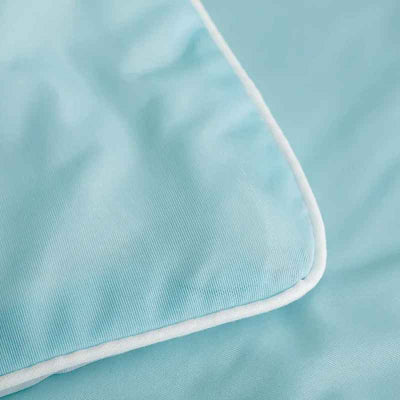 bordures couverture rafraichissante bleue