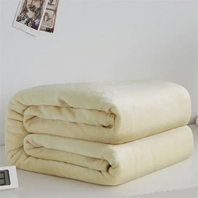 couverture polaire ivoire