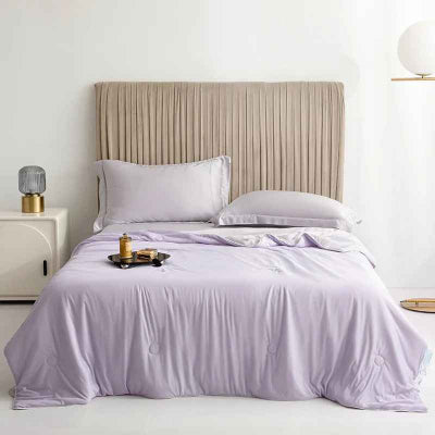 couverture rafraichissante mauve
