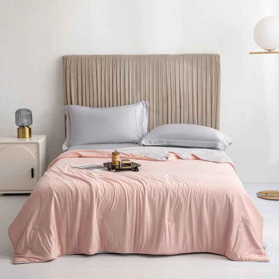 couverture rafraichissante rose