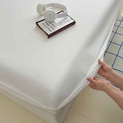 demonstration installation drap blanc sur matelas
