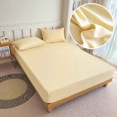 drap housse beige