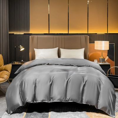 housse de couette 220x240 gris pale