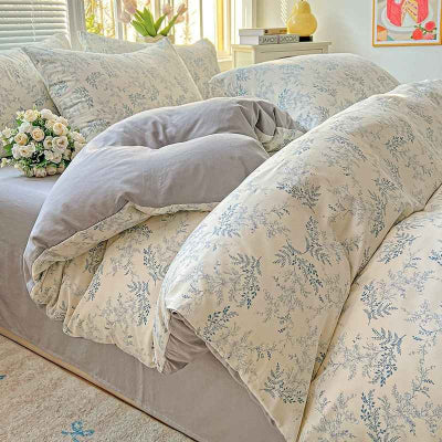 housse de couette couleur bleu