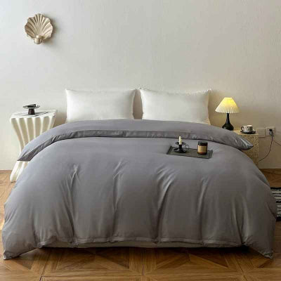 housse de couette gris pale