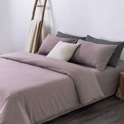housse de couette lilas