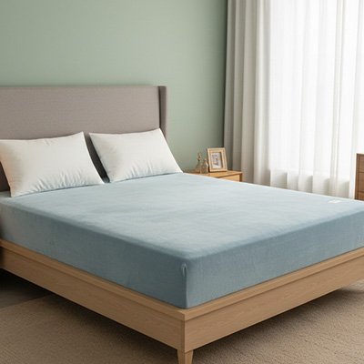 housse de matelas sur matelas