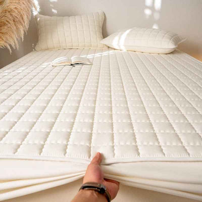 protege matelas blanc