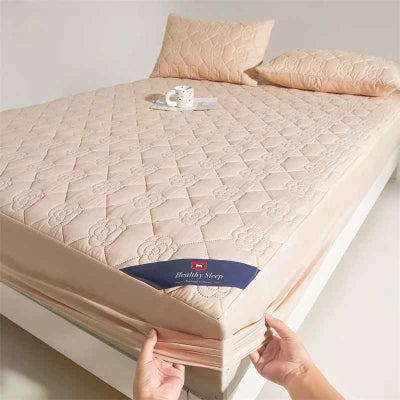 protege matelas impermeable beige