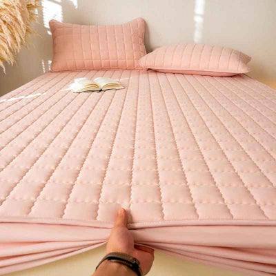 protege matelas rose