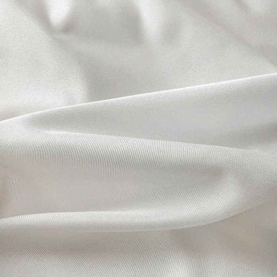 tissus housse de couette blanche