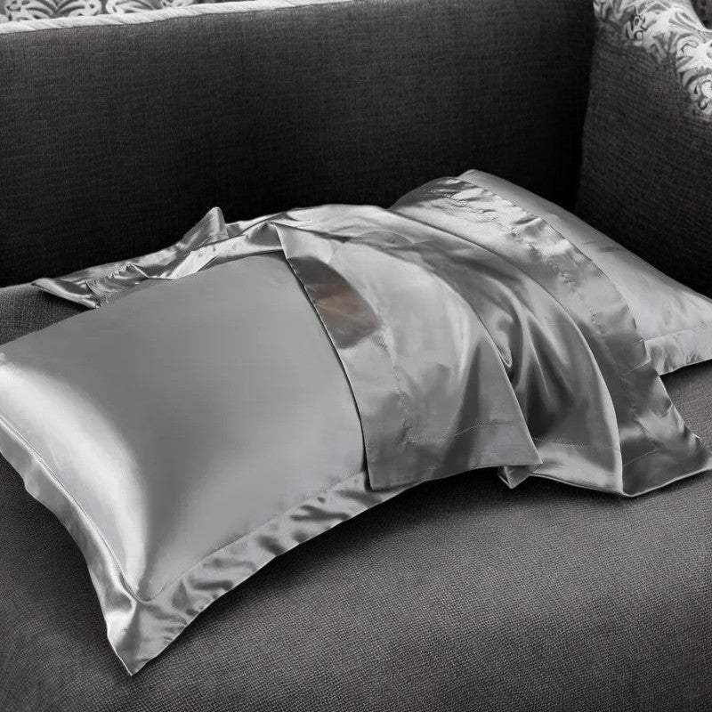 Taie d'Oreiller en Soie - PureSilkDream™ - Gris